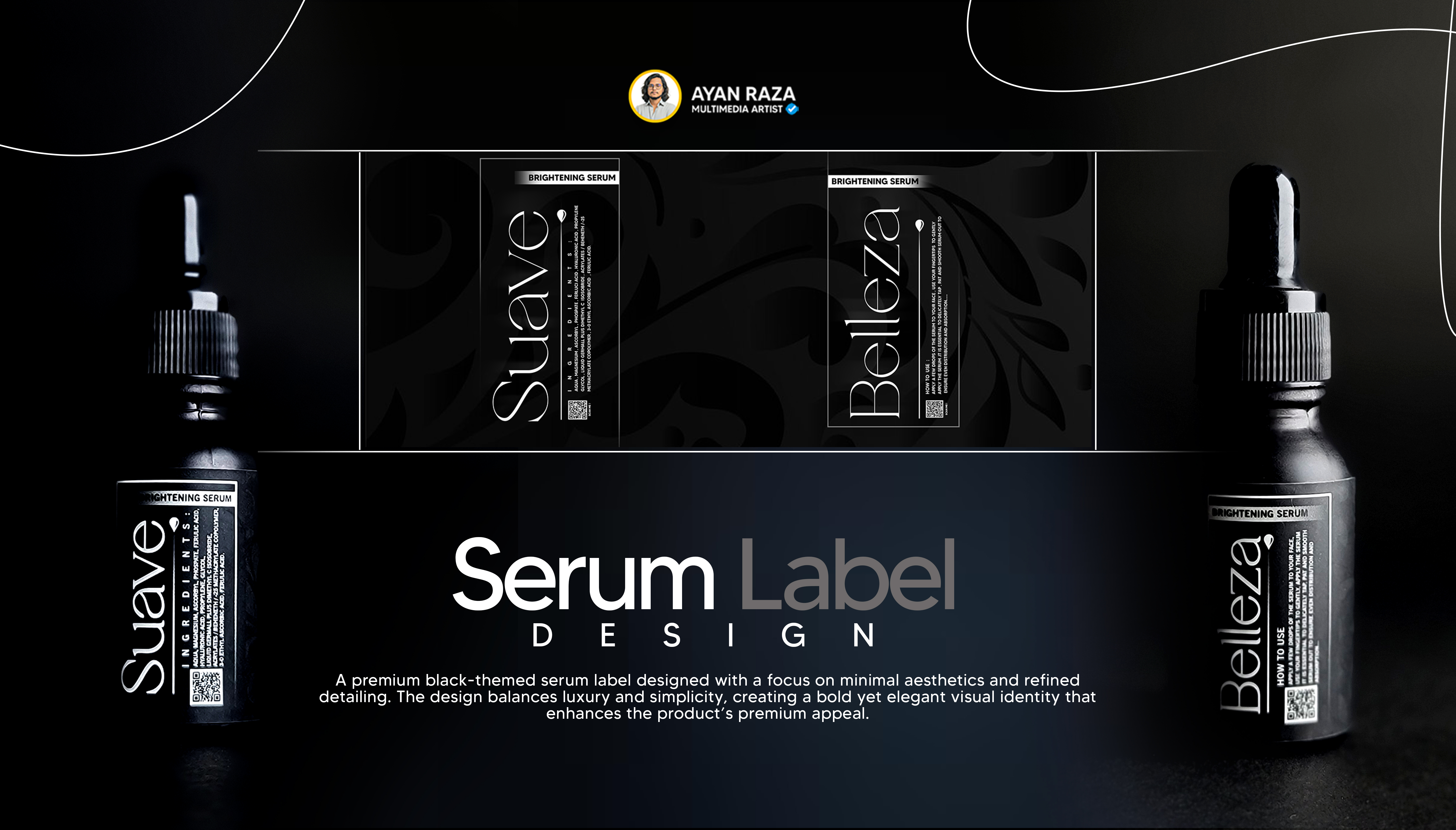 Suave Belleza Beauty Brand - Label and Packaging Designs