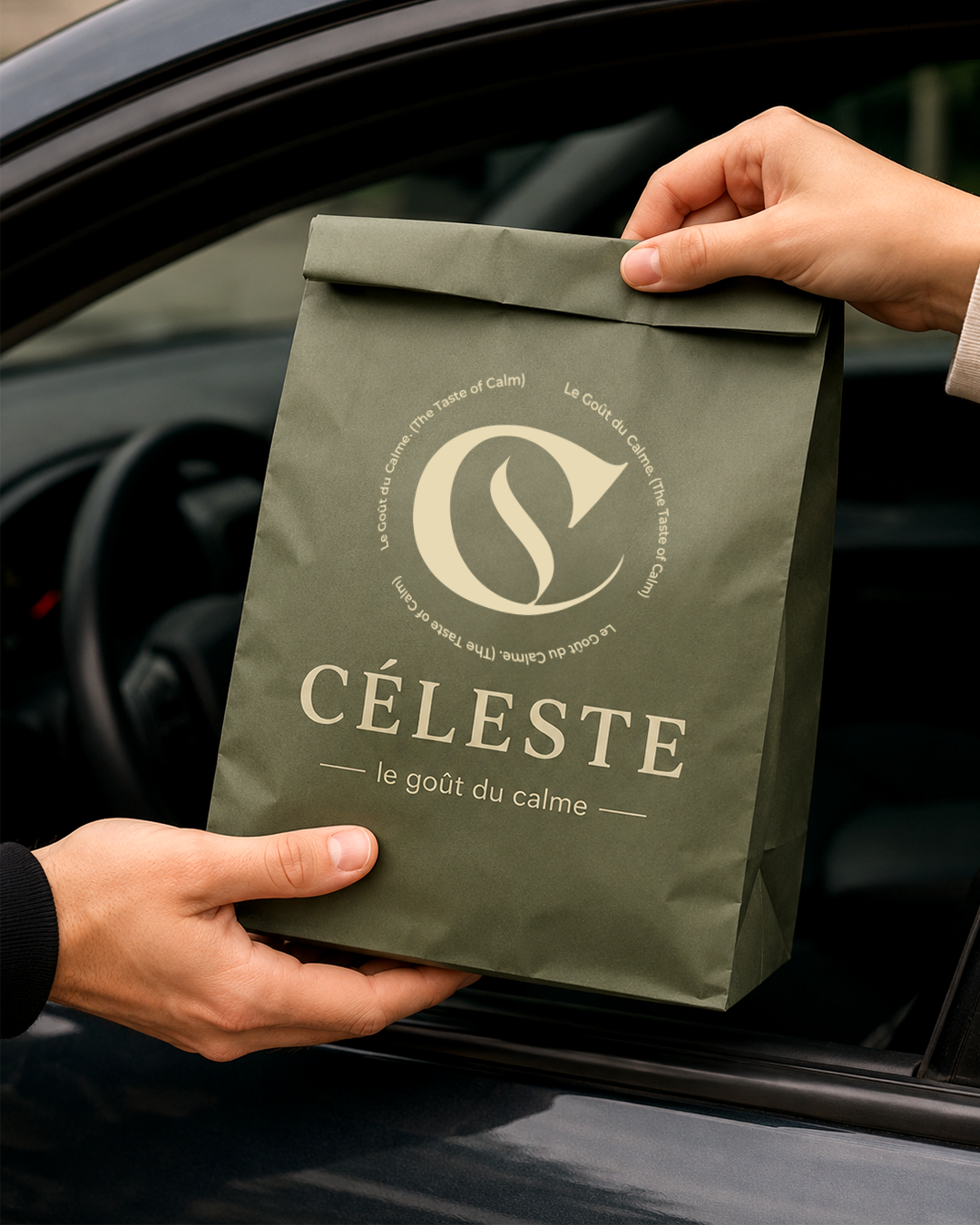 Céleste Coffee Shop Branding, Logo & Packaging
