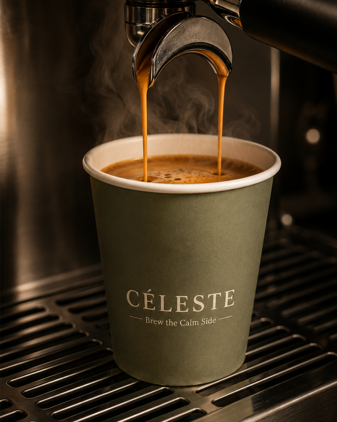 Céleste Coffee Shop Branding, Logo & Packaging