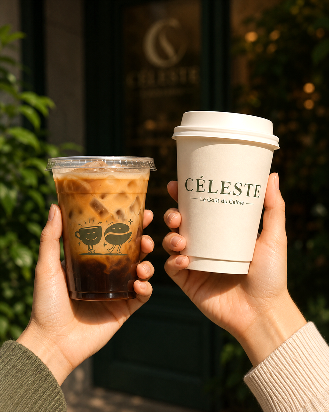 Céleste Coffee Shop Branding, Logo & Packaging