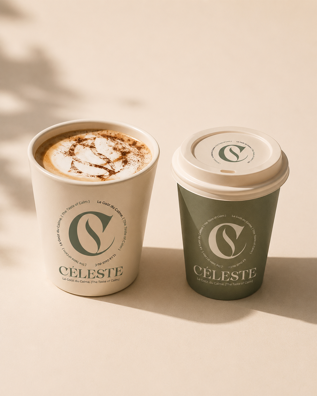 Céleste Coffee Shop Branding, Logo & Packaging