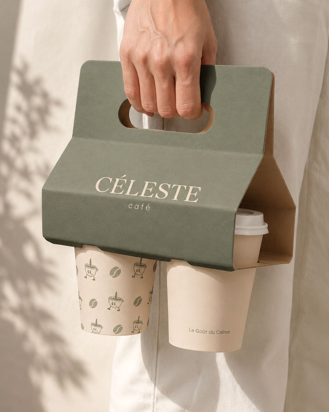 Céleste Coffee Shop Branding, Logo & Packaging