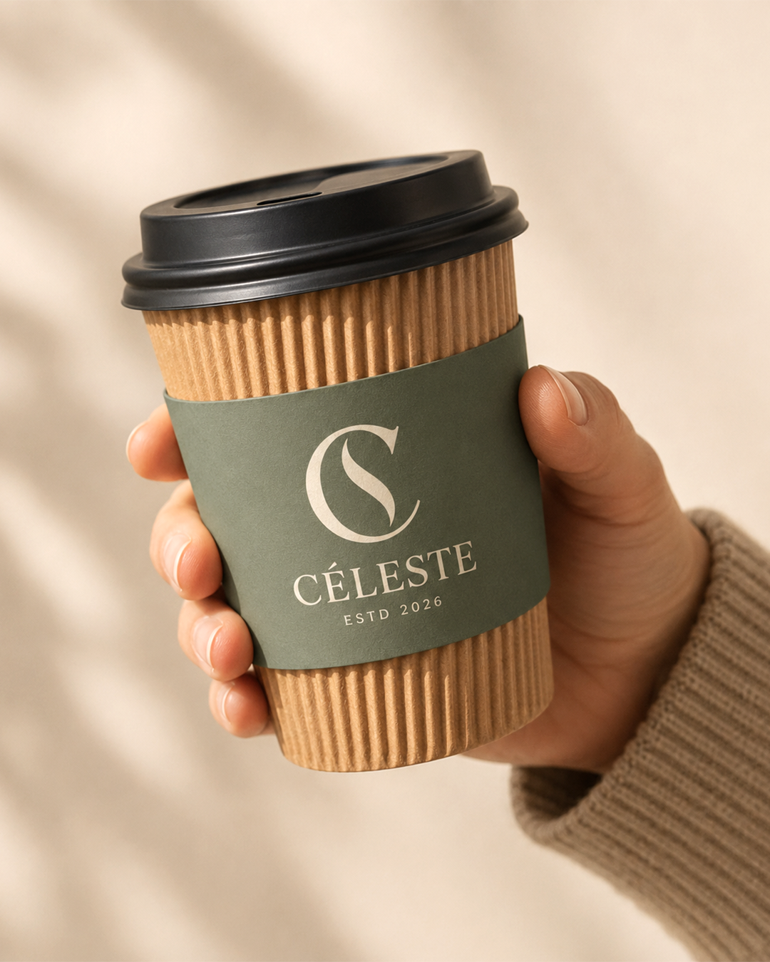 Céleste Coffee Shop Branding, Logo & Packaging