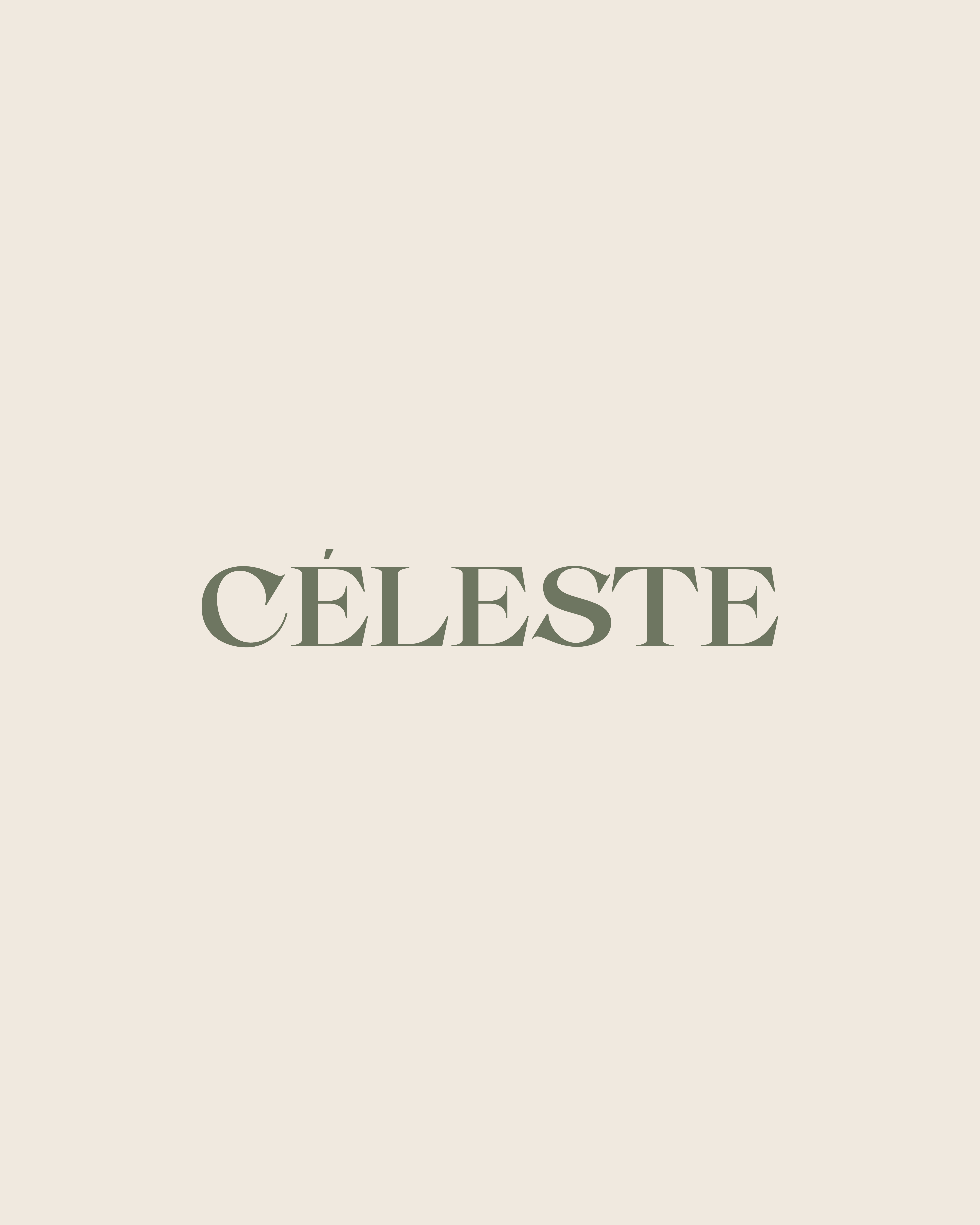 Céleste Coffee Shop Branding, Logo & Packaging