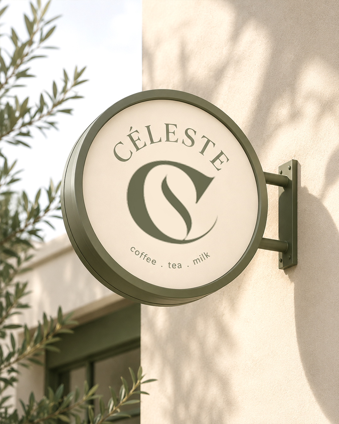 Céleste Coffee Shop Branding, Logo & Packaging