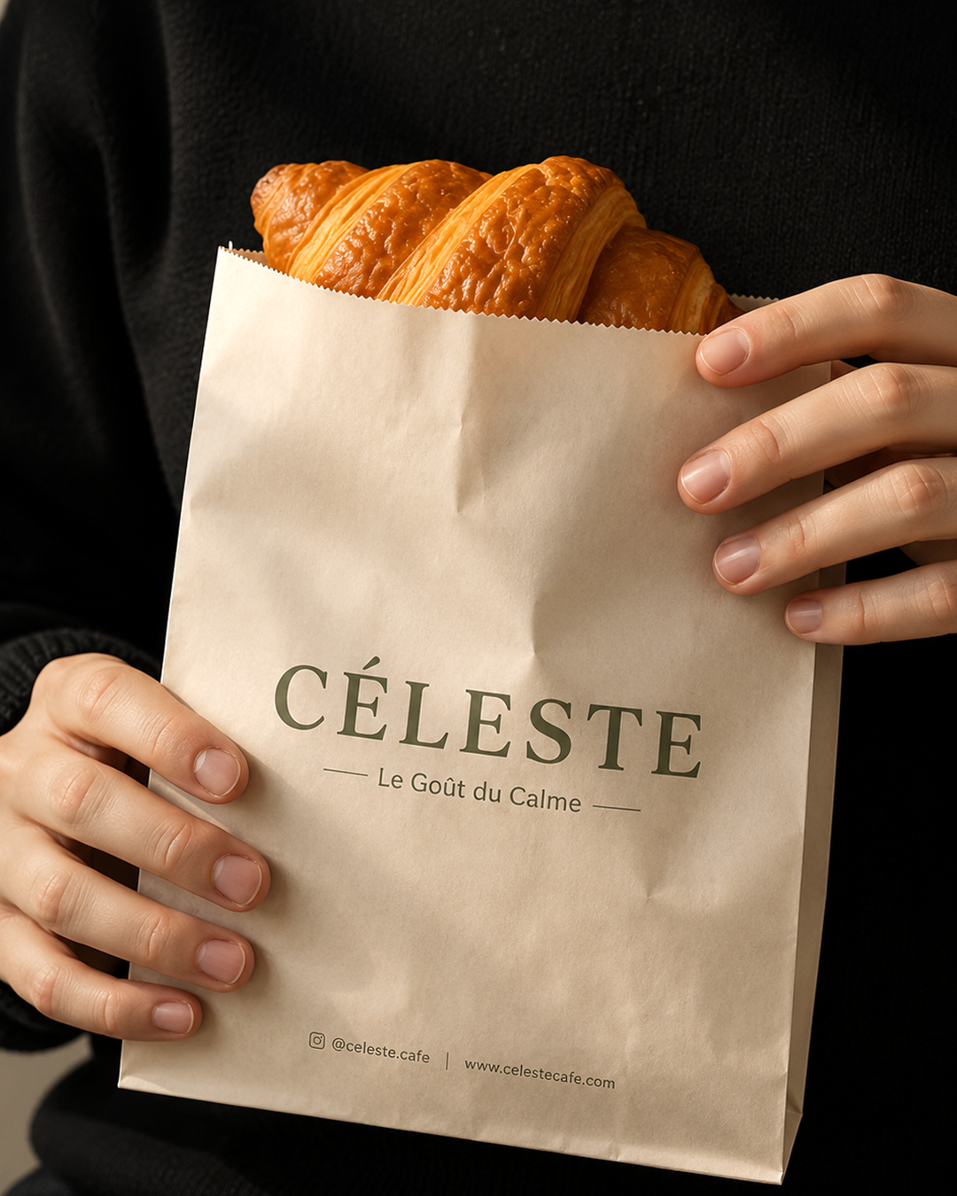 Céleste Coffee Shop Branding, Logo & Packaging