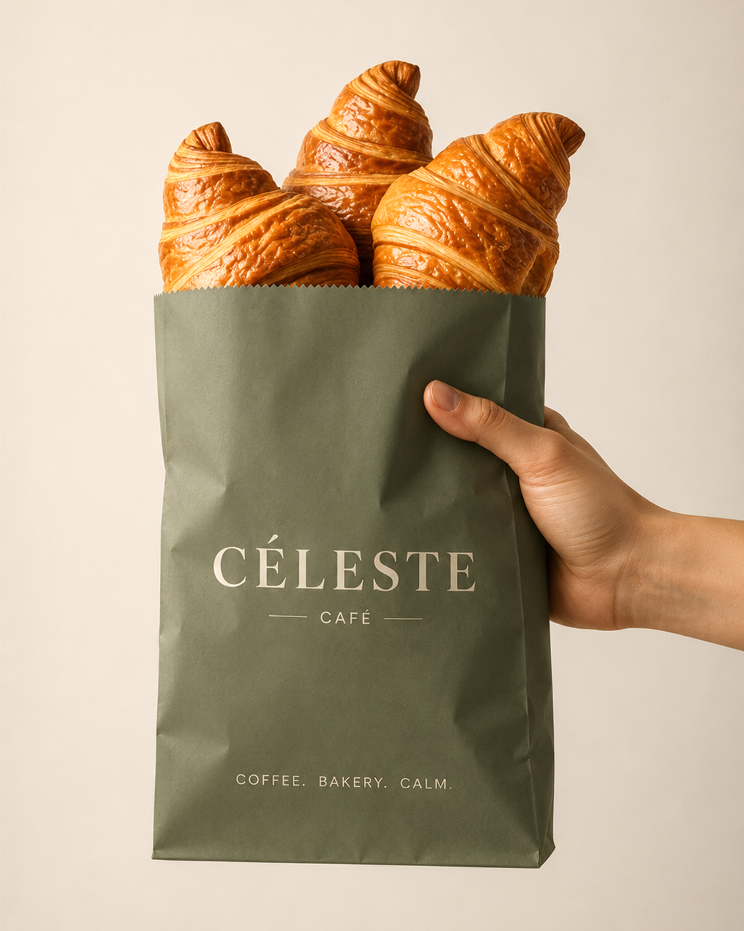 Céleste Coffee Shop Branding, Logo & Packaging