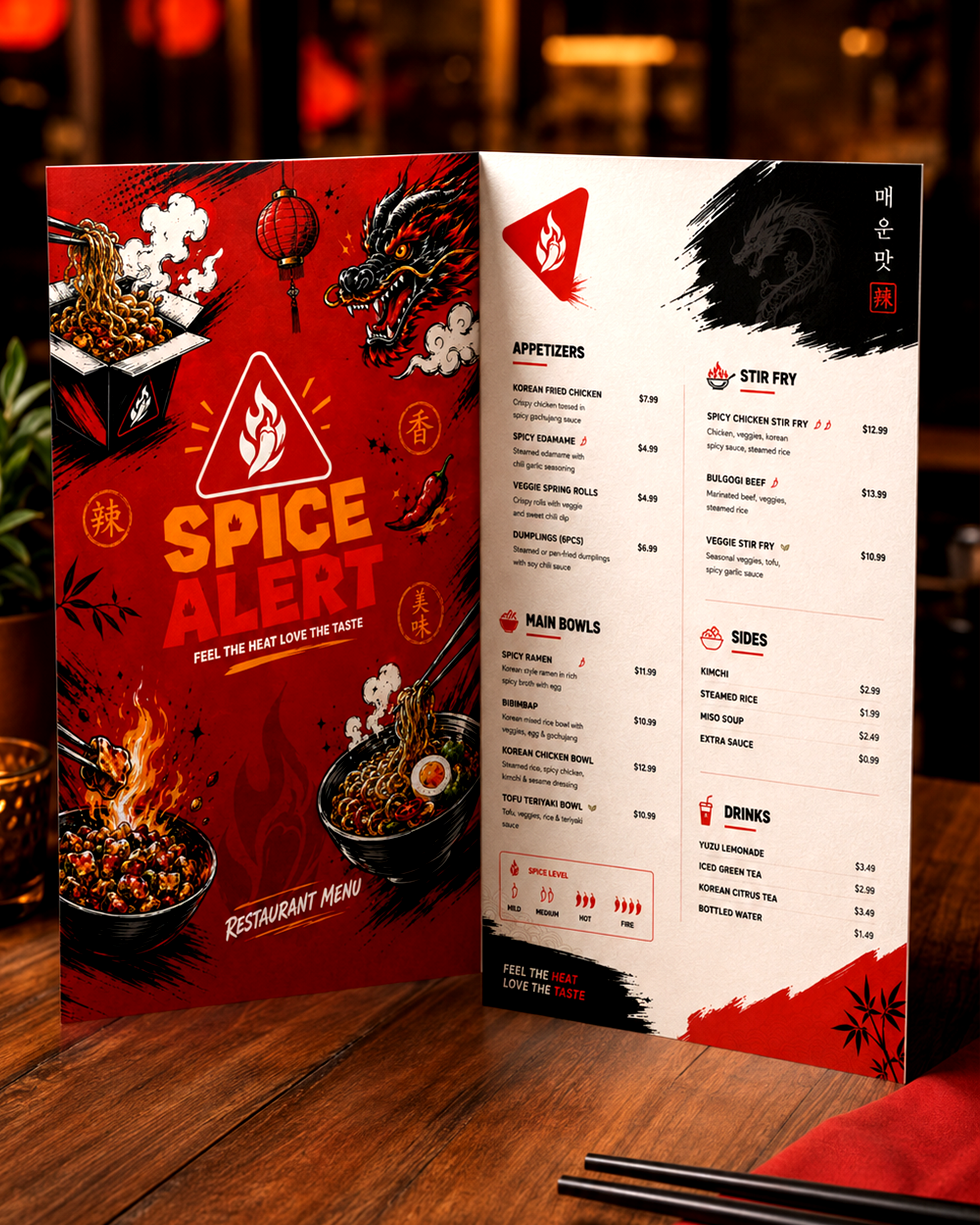 SPICE ALERT RESTAURANT BRANDING